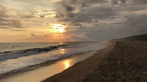 Sunset At Playa Bacocho Puerto Escondido Oaxaca Mexico Youtube