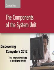 Components Of The System Unit CFP Pdf Discovering Computers 2012