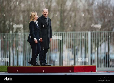 Berlin Deutschland 03rd Feb 2023 LR Olaf Scholz SPD Federal