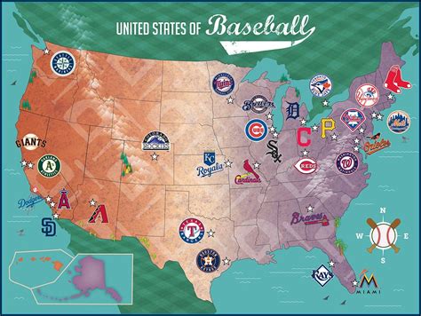 Map Of All 30 Mlb Stadiums - Map : Resume Examples #ygKzWZn3P9