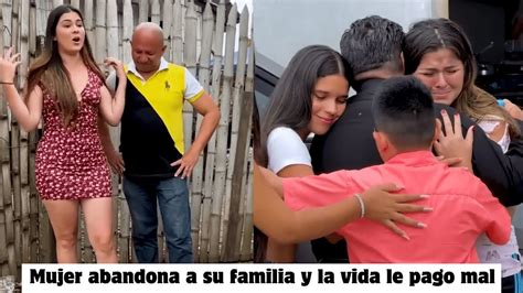 A Su Familia De La Casa Para Vivir Con Su Amante Y La Vida Le Pag