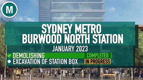 Burwood North Metro Station January Youtube