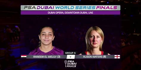 PSA World Series Finals 2017 RD2 Highlights El Welily V Waters