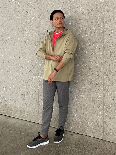 Check Styling Ideas For「extra Stretch Active Jogger Trousers、dry Ex Crew Neck Short Sleeve T