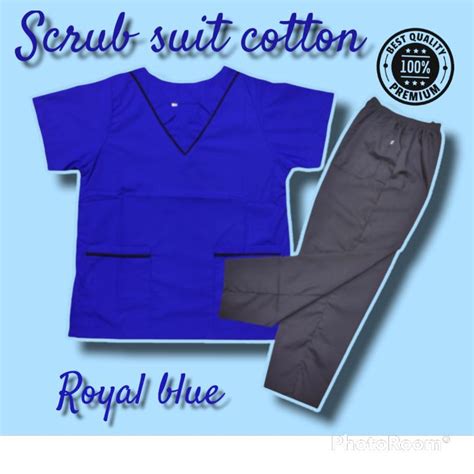 Sscrub Suit Terno Piping Cotton Tetoron Lazada Ph