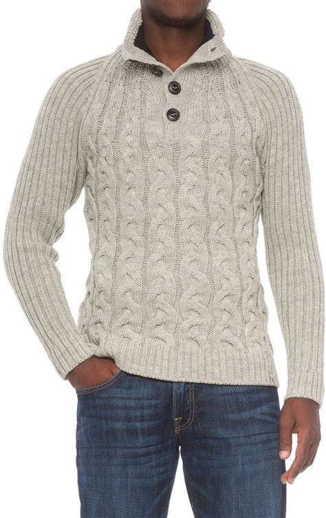 Jg Glover And Co Peregrine By Jg Glover Hamble Sweater Merino Wool For Men Sweaters