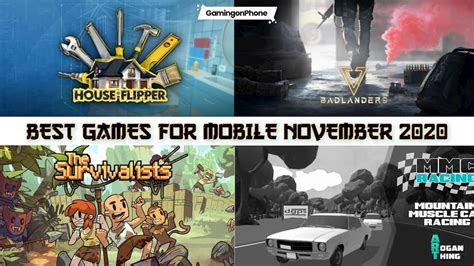 Top 10 Best Mobile Games of November 2020 - GamingonPhone