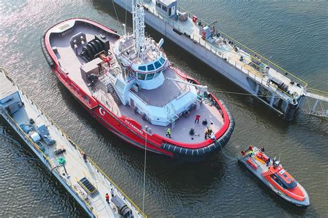 Uzmar Launches First Of Its Kind Tractor Tug Maritime And Salvage