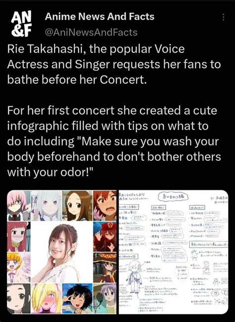 N Anime News And Facts Aninewsandfacts Rie Takahashi The Popular