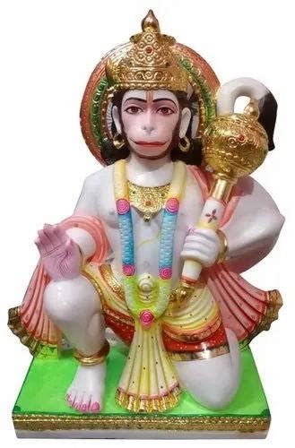 Marble Lord Hanuman Ji Statue Packaging Type Thermocol Box At Rs