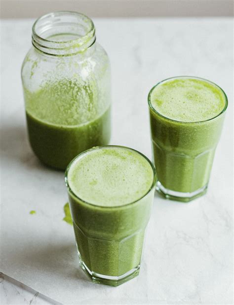 Green Tea Smoothie Recipe - Anti-inflammatory Recipe - clean cuisine