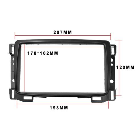 2 Din Auto Radio Fascias Fit Voor Chevrolet Sail F Grandado