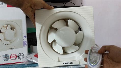 Havells Ventilair Dx Watt Mm Exhaust Fan Review Youtube