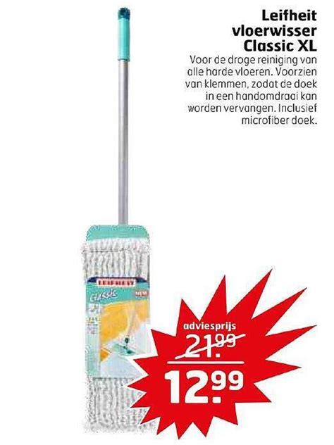 Leifheit Vloerwisser Classic Xl Aanbieding Bij Trekpleister