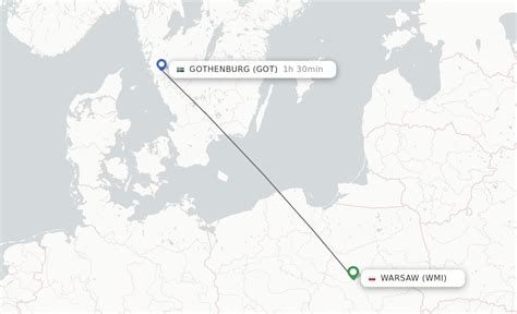 Direct Non Stop Flights From Modlin To Gothenburg Schedules