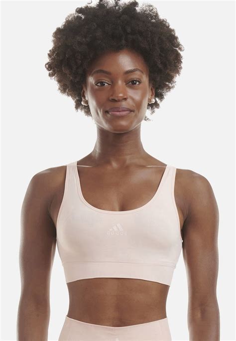 Adidas Sportswear Bustier Peach Whip Rosa Zalando De