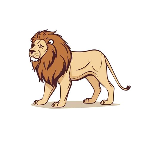 Lion Symbol Cute Lion Cartoon 27696080 Vector Art At Vecteezy