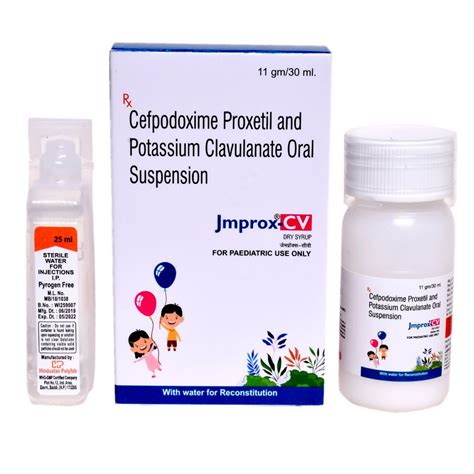 JAIWIK Dry Syrup Cefpodoxime Proxetil 50 Mg 5ml With Water