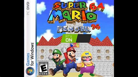 Super Mario 64 Render 96 With Ray Tracing [pc Port] Youtube