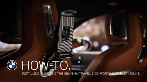 Learn How To Install And Use The Bmw Travel Comfort System Pro Tablet