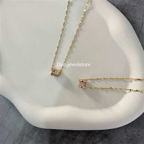 Jual Izso Kalung Vanya Kalung Titanium Anti Karat Korean Aesthetic