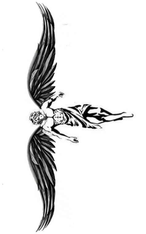 Anjo Samael In 2022 Simple Tattoos For Guys Back Tattoos For Guys