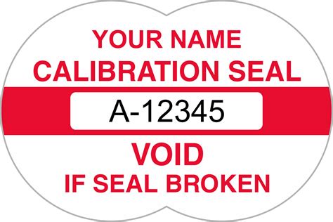 Destructible Quality Control Seals Custom Security Seals