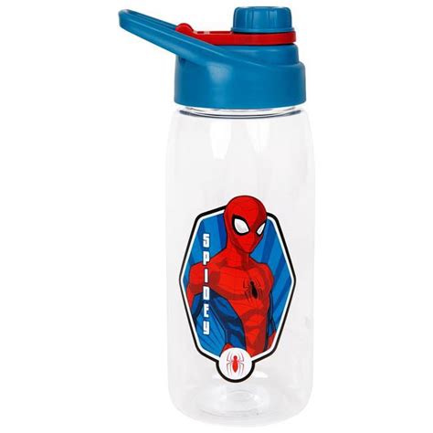 Spider Man 856350 20 Oz Spider Man Water Bottle With Decorative Sticker