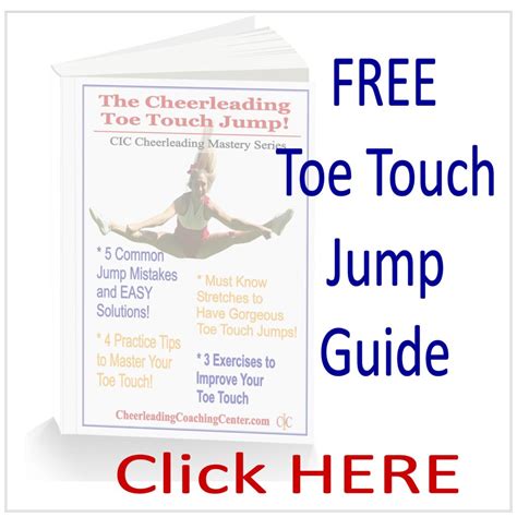 cheerleading toe touch jump
