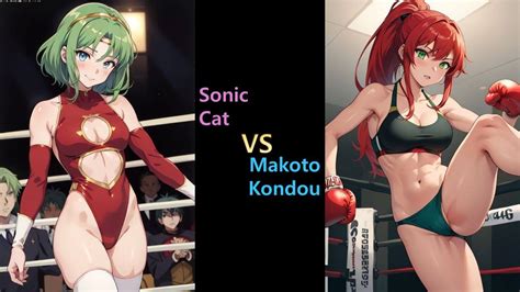 Wrestle Angels Survivor 2 ソニックキャット vs 近藤 真琴 三先勝 Sonic Cat vs Makoto