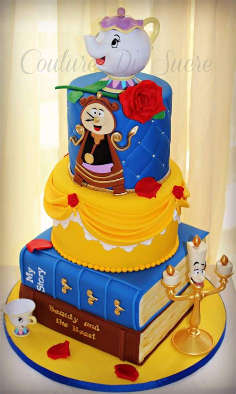 Beauty And The Beast Party Cake From Couture Di Sucre Via Facebook