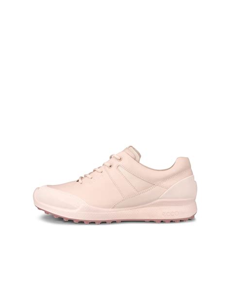 Women S Ecco® Biom Golf Hybrid Leather Shoe Pink