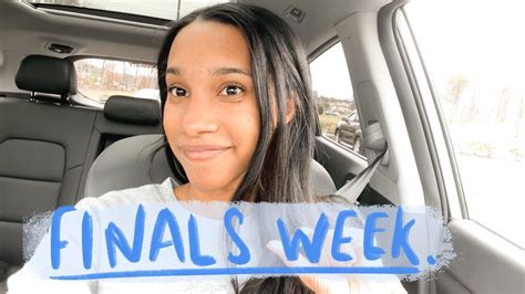 Pre Nursing Finals Week Vlog Spring Semester Youtube