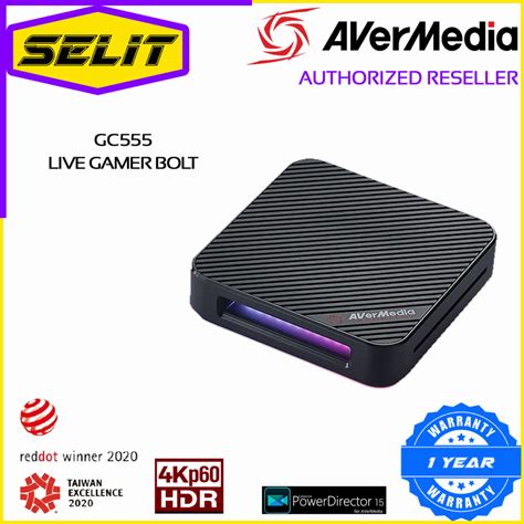 SELIT TRADING AVerMedia LIVE GAMER Bolt GC555 4Kp60 Thunderbolt 3