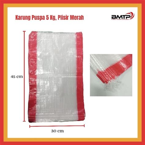 Jual Karung Beras 5 Kg Transparan Merk Puspa Per 1 Ball Isi 1000