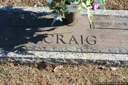 Robert Leon Craig 1899 1967 Mémorial Find a Grave