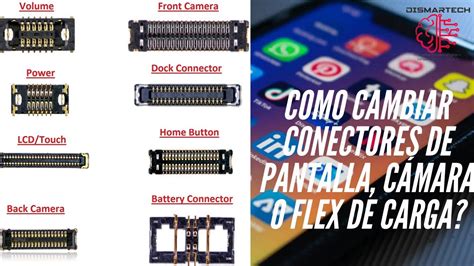 COMO CAMBIAR CONECTORES DE PANTALLA CÁMARA O FLEX DE CARGA YouTube