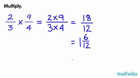 Multiplication Of Improper Fractions Youtube