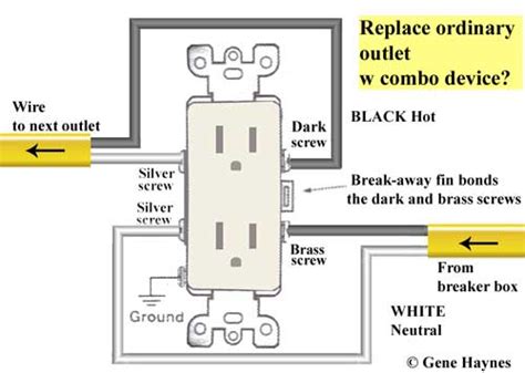 How To Connect Combination Switch And Outlet How To Wire