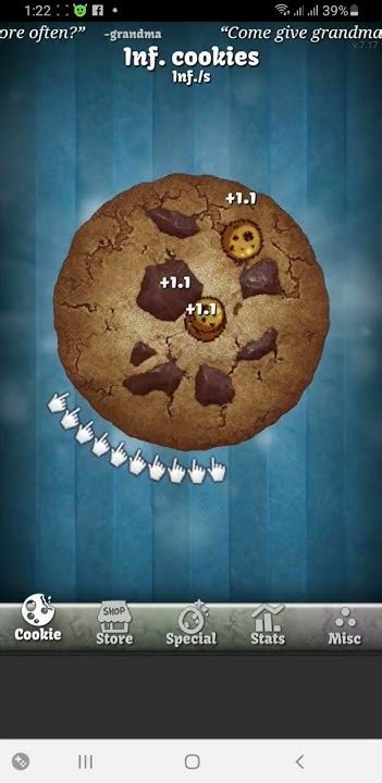 Infinite Cookies Cookieclicker Cookies Youtube