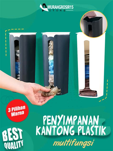 Jual Dispenser Kantong Plastik Tempel Dinding Tempat Kantong Sampah