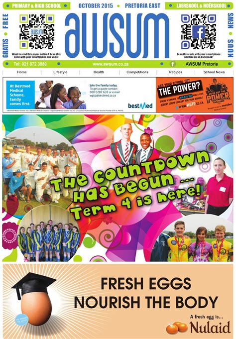 Pretoria East (October 2015) Primary/High Schools by AWSUM News - Issuu