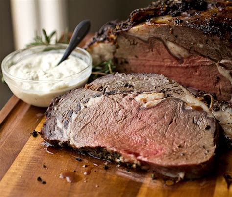 Herb Crusted Garlic Stuffed Prime Rib Roast My Honeys Place Recipe