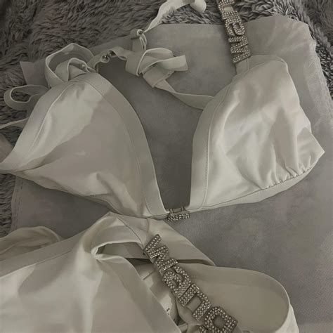 White Bikini Brand New Depop