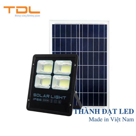 Đèn pha LED năng lượng mặt trời TDL TDL FNLC 200w TDL denledduan