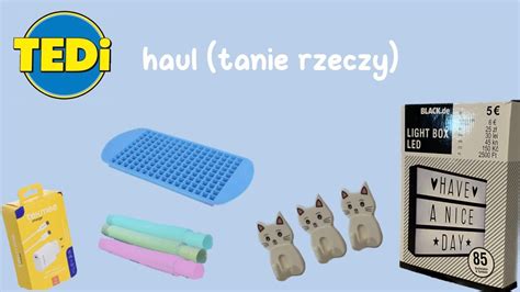 Haul z TEDI co kupiłem w Tedi YouTube