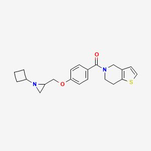 4 1 Cyclobutylaziridin 2 Yl Methoxy Phenyl 6 7 Dihydro 4H Thieno 3