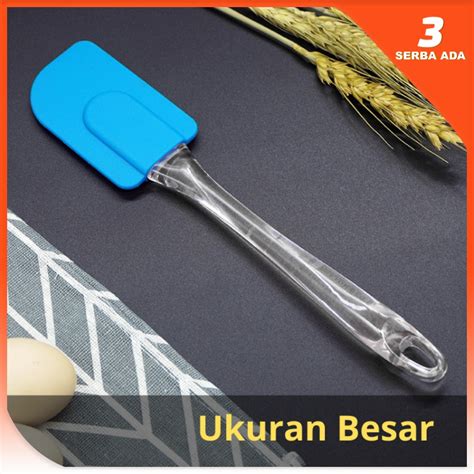 Jual Spatula Silicon Tahan Panas Ukuran Besar Spatula Silikon Tahan