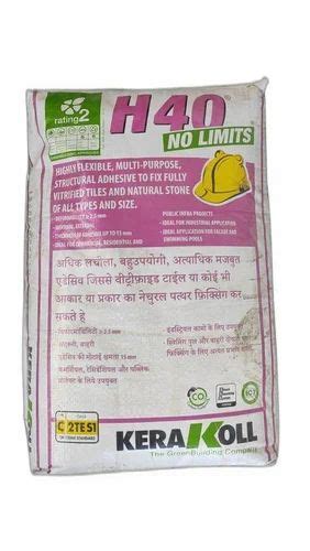 Kerakoll H40 Grey Tiles And Stone Adhesives 25 Kg Bag At Rs 1450 Bag