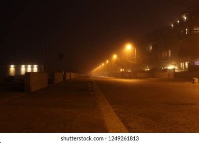 Foggy Street Night Stock Photo 1249261813 | Shutterstock